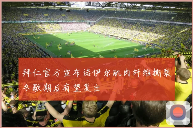 拜仁官方宣布诺伊尔肌肉纤维撕裂冬歇期后有望复出